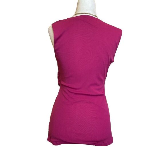Vince Camuto Women Pink Sleeveless Top M - Picture 2 of 9